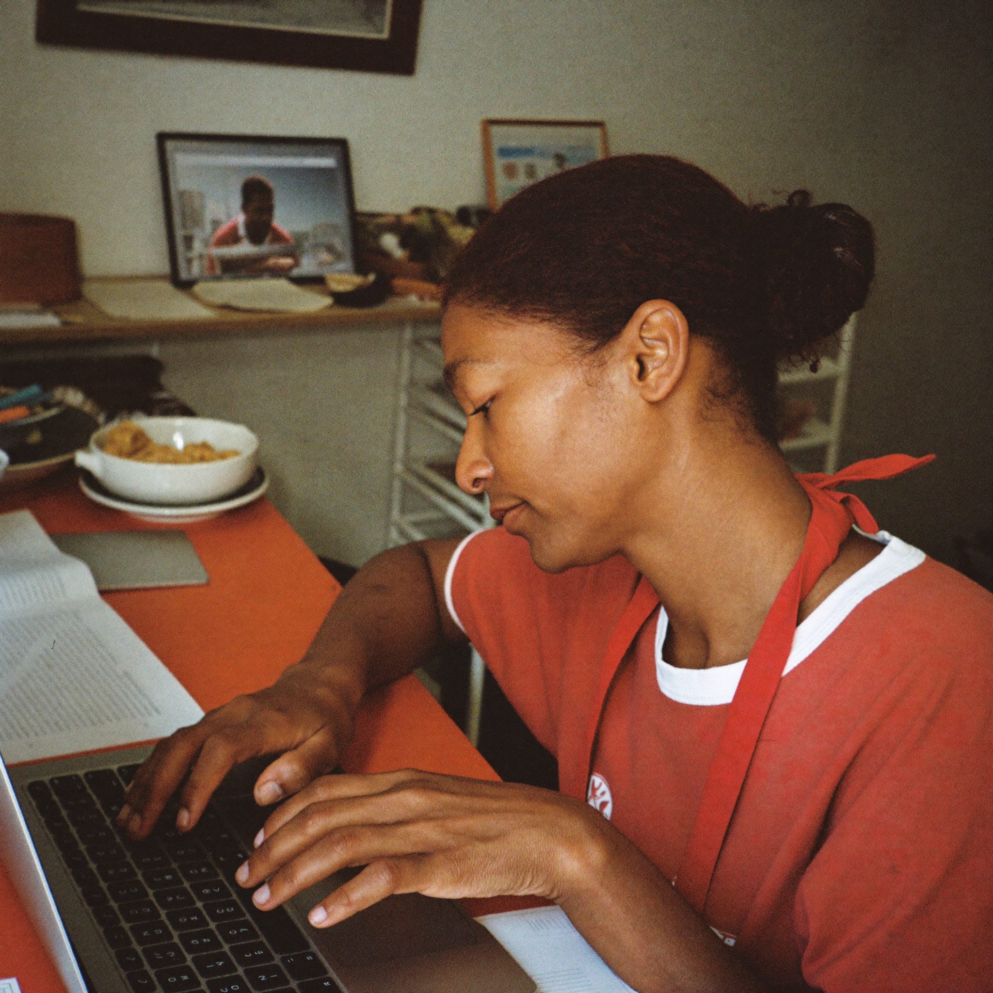 Thabo Sithole, founder of Sithole Logistics, in his workshop